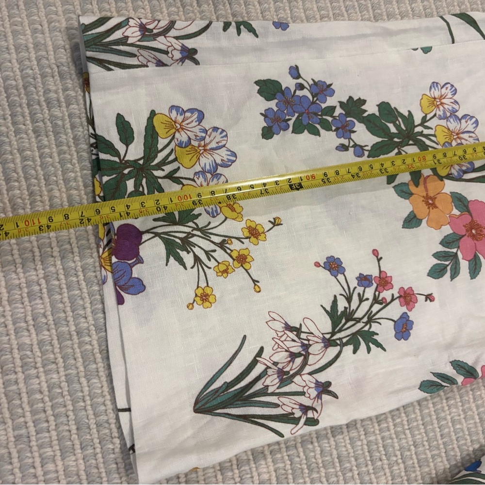 Boden linen pants NWT Kensington linen pants 8 Wide-Leg Floral current $220 - Picture 8 of 14